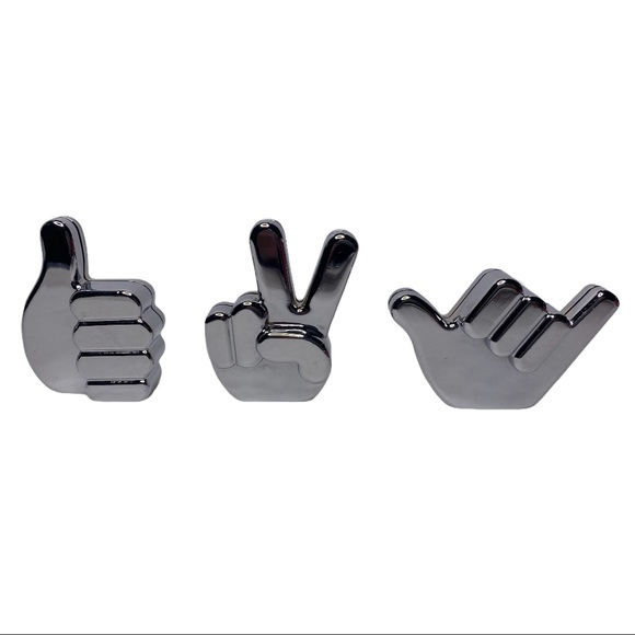 Umbra Other - Umbra Hand Emoji Silver Paperweight Bundle